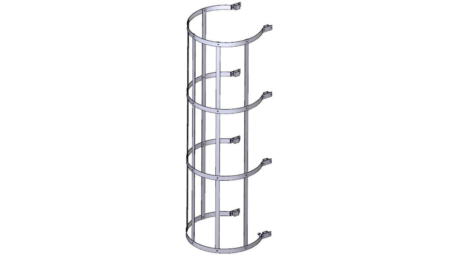 Kosz ochronny do drabiny