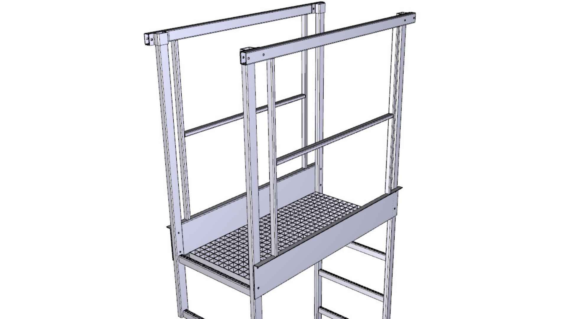 Podest przejścia nad attyką