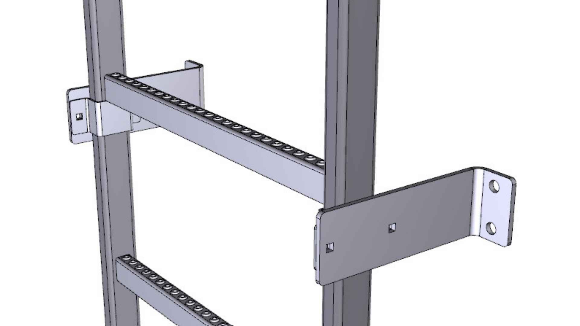 Wsporniki mocujące drabinę